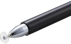 Elecom P-TPD02BK/12 Touch Pen, Disc Stylus Pen, 12 Pieces, Simple Packaging, Black